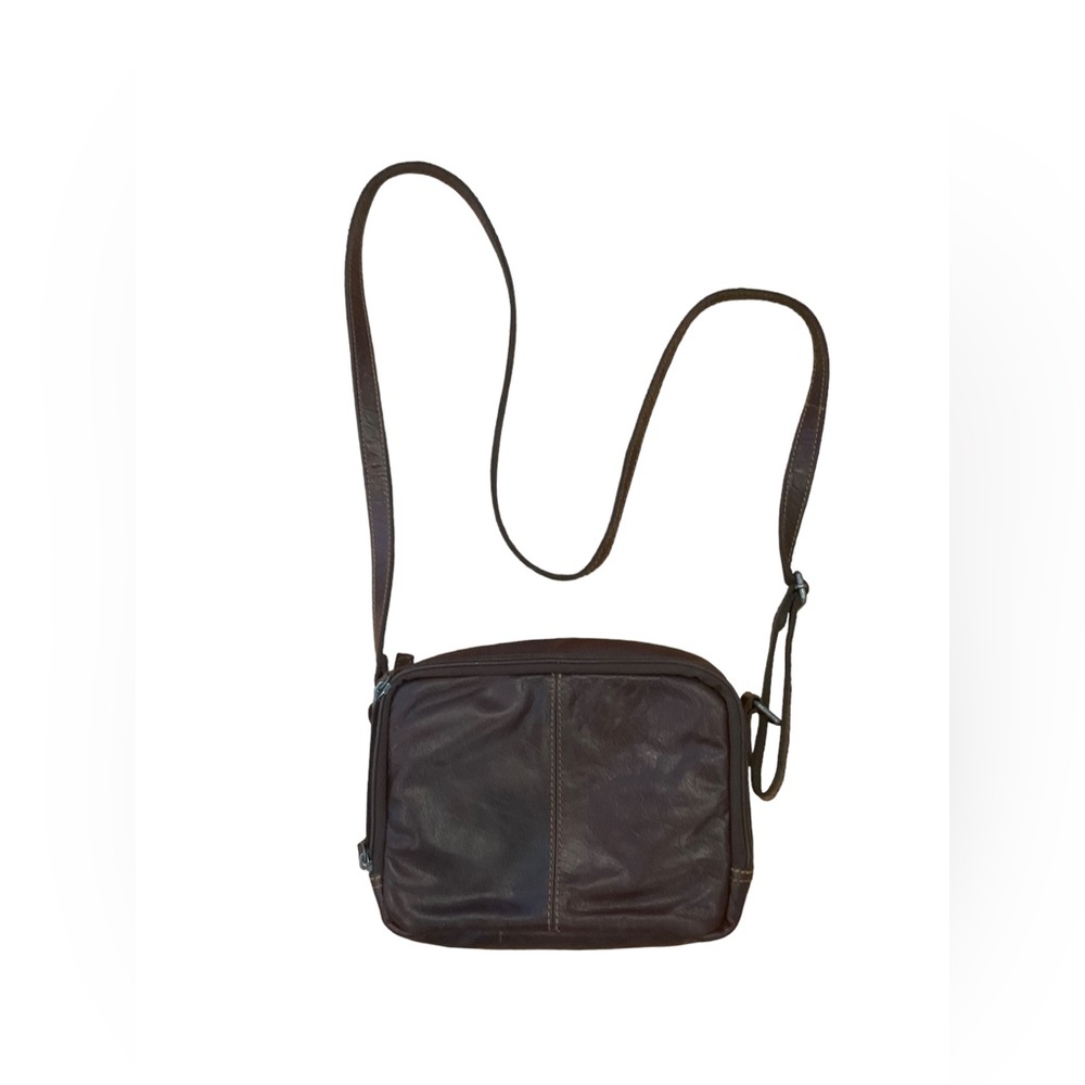 Jack Georges Voyager Double zipper crossbody